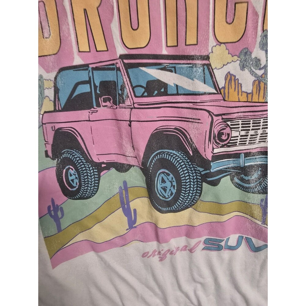 Ford Bronco Licensed Bundle – Plaid Overshirt Jacket + Graphic Tee (XS & L) - Picture 4 of 16